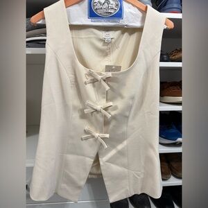 NWT A New Day Ivory Vest size S
